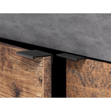 Komoda RUNEA tamno smeđa/antracitna