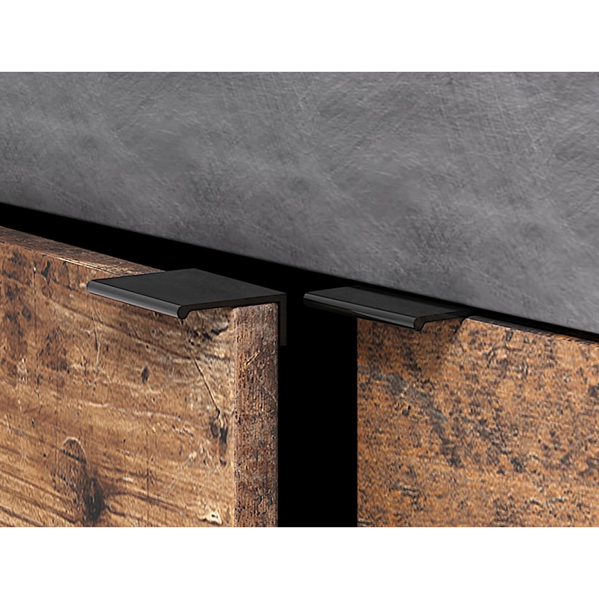 Komoda RUNEA tamno smeđa/antracitna