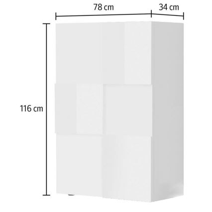 Komoda SERIAN bijela