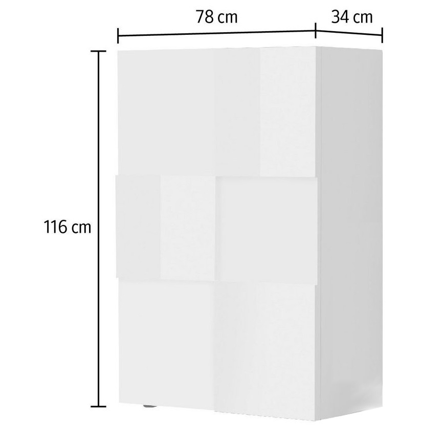 Komoda SERIAN bijela