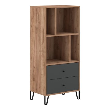 Komoda SULA hrast craft/crna