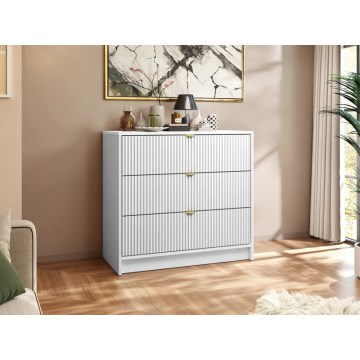 Komoda TIRENO 75x80 cm bijela