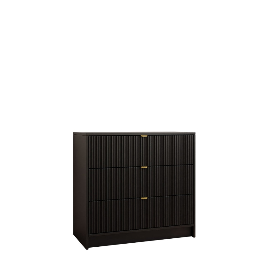 Komoda TIRENO 75x80 cm crna