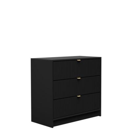Komoda TIRENO 75x80 cm crna