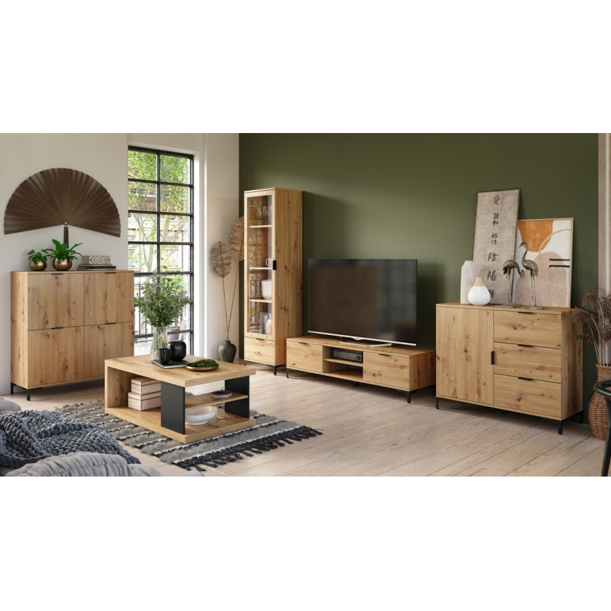 Komoda za TV LORA hrast artisan