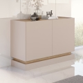 Komoda ZARPANT 120x75 cm bež/hrast Cremona