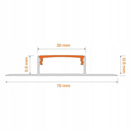 Komplet 1x LED RGBW traka s prigušivanjem DIGITAL LED/16,5W/230V 5 m + 5x ugradni profil 1 m srebrna/bijela + daljinski upravljač