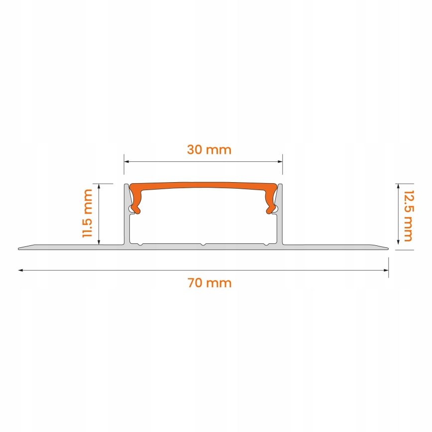 KOMPLET 1x LED RGBW traka s prigušivanjem Philips Hue WHITE AND COLOR AMBIANCE LED/20W/230V 2 m + 2x ugradni profil 1 m srebrna/bijela