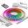 KOMPLET 1x RGBW LED traka s mogućnošću prigušivanja DIGITAL LED/9,6W/230V 3 m + 3x ugradbeni profil 1 m srebrna/bijela + daljinski upravljač