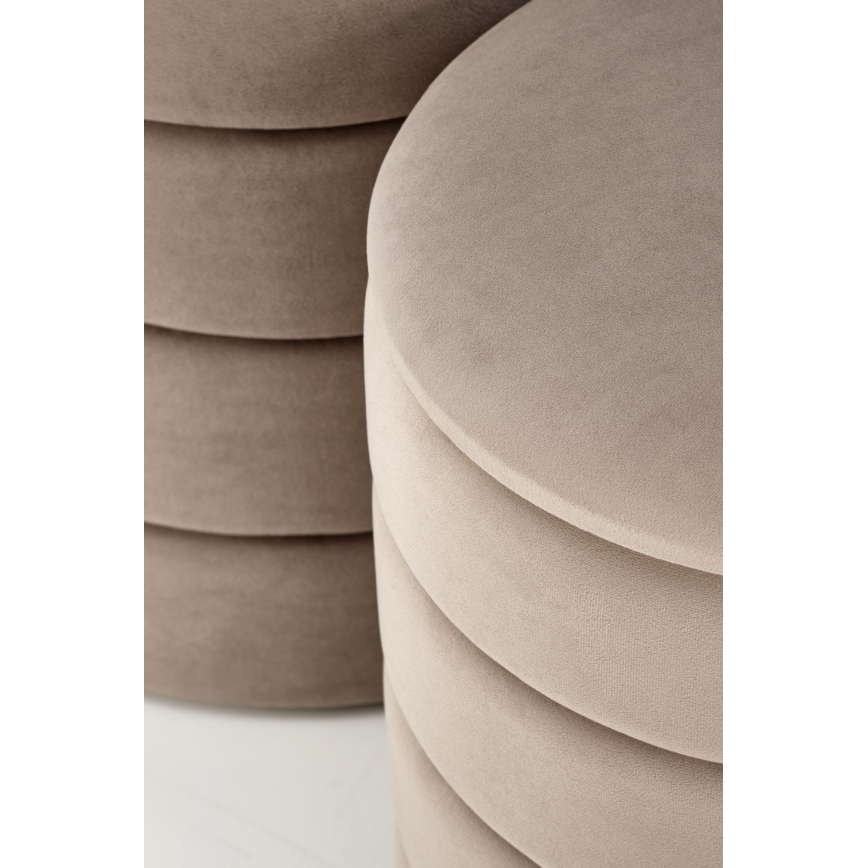 Komplet 2 taburea PAX, Ø 33/40 cm, taupe