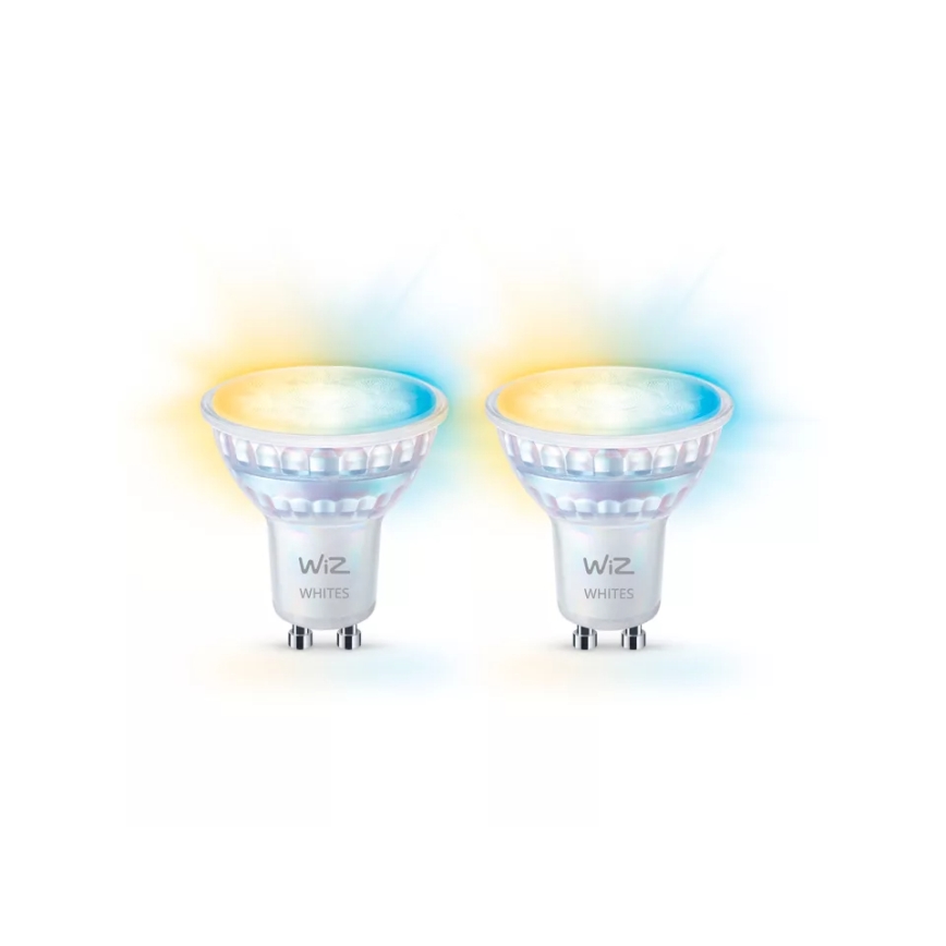 SET 2x LED prigušive žarulje s senzorom pokreta PAR16 GU10/4,7W/230V 2700-6500K CRI 90 Wi-Fi - WiZ