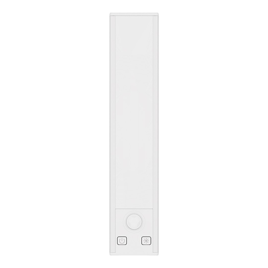 SET 2x Punjivo LED osvjetljenje za namještaj s senzorom pokreta i sumraka VIRO LED/1,2W/3,7V 800 mAh 3000/4000/6500K 30 cm bijela