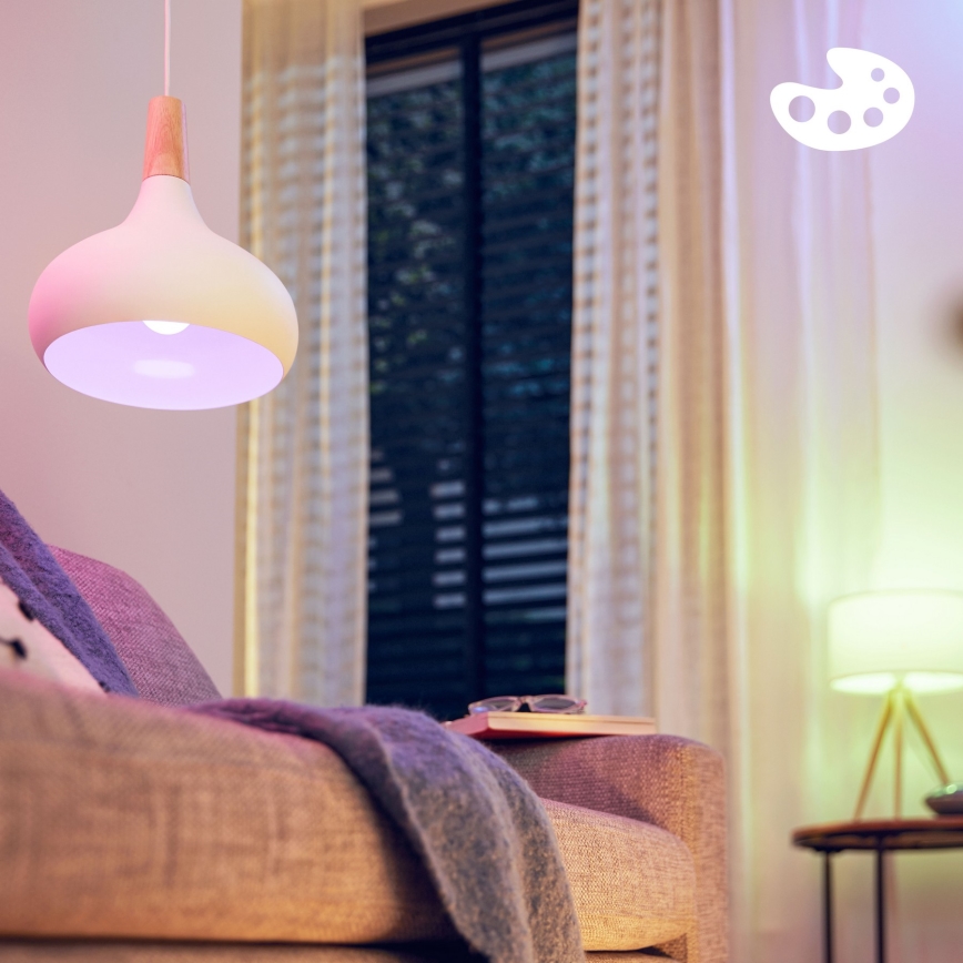 Komplet od 2 LED RGB prigušljive žarulje Philips SMART A60 E27/12,5W/230V 2200-6500K