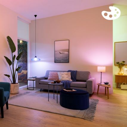 Komplet od 2 LED RGB prigušljive žarulje Philips SMART A60 E27/12,5W/230V 2200-6500K