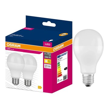 Komplet 2x LED žarulja VALUE CLASSIC E27/19W/230V 2700K - Osram