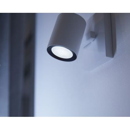 SET 2x prigušljiva LED žarulja Philips Hue WHITE AMBIANCE GU10/4,2W/230V 2200-6500K + Hue Bridge