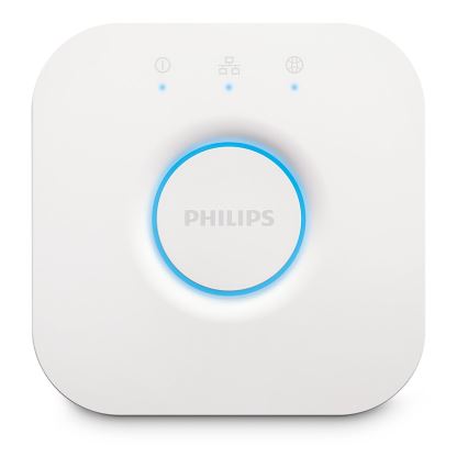 SET 2x prigušljiva LED žarulja Philips Hue WHITE AMBIANCE GU10/4,2W/230V 2200-6500K + Hue Bridge