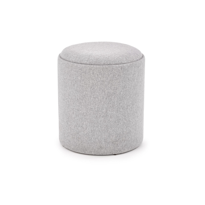 Komplet 2x tabure AVIKO, Ø 38/45 cm, siva/bež