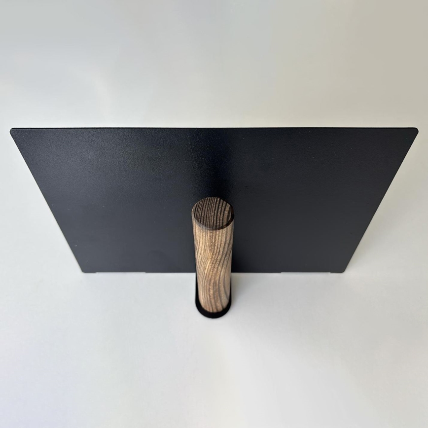 Komplet 2x zidne police 15x21 cm, crne