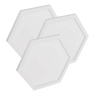 Komplet 3x LED RGBIC+CCT prigušivih panela - proširenje LED/1,8W/230V Wi-Fi Tuya