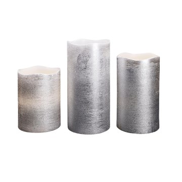 Komplet 3x LED svijeća, LED/3xAAA, toplo bijela