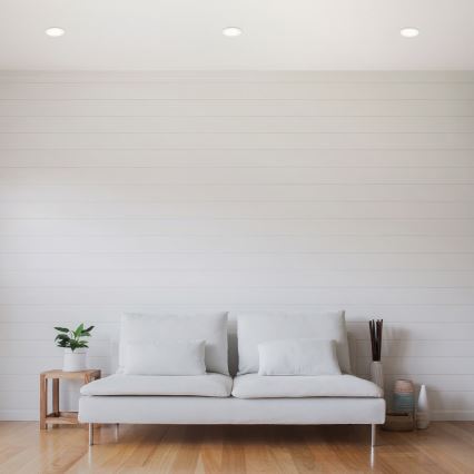 Komplet 3x LED ugradna stropna svjetiljka za kupaonicu LED/6W/230V 3000K IP44 bijela