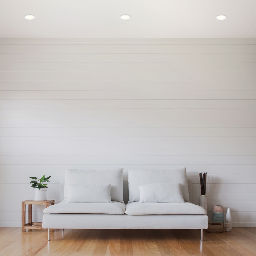 Komplet 3x LED ugradna stropna svjetiljka za kupaonicu LED/6W/230V 3000K IP44 bijela