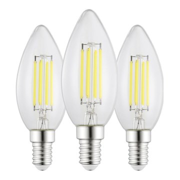 Komplet 3x LED žarulja C35 E14/2,2W/230V 2700K - Eglo 110439