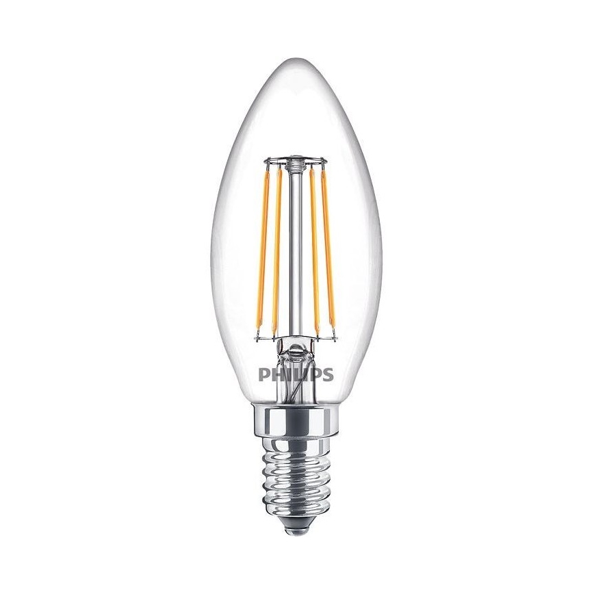 Komplet 3x LED žarulje VINTAGE Philips B35 E14/4,3W/230V 2700K