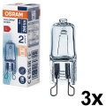 Komplet 3x žarulja za pećnicu HALOPIN G9/25W/230V 2700K - Osram