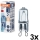 Komplet 3x žarulja za pećnicu HALOPIN G9/25W/230V 2700K - Osram