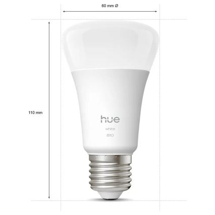 KOMPLET 4x LED prigušivačkih žarulja Philips Hue WHITE E27/7W/230V 2700K