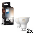 Komplet 4x prigušive LED žarulje Philips Hue WHITE AMBIANCE GU10/4,2W/230V 2200-6500K