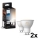 Komplet 4x prigušive LED žarulje Philips Hue WHITE AMBIANCE GU10/4,2W/230V 2200-6500K