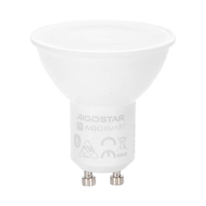 Set 6x LED RGBW prigušivih žarulja MESH GU10/6,5W/230V 2700-6500K Wi-Fi + daljinski upravljač - Aigostar
