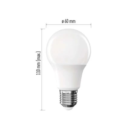 Komplet 6x LED žarulja A60 E27/8,8W/230V 4000K
