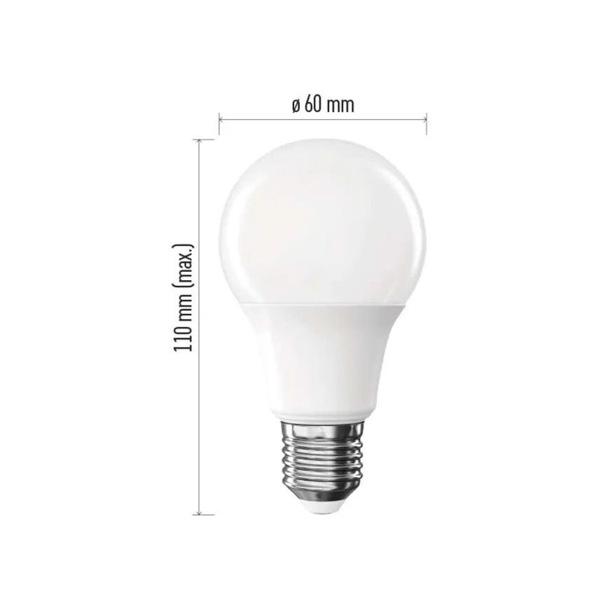 Komplet 6x LED žarulja A60 E27/8,8W/230V 4000K