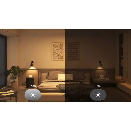 Komplet od 2 LED žarulje s mogućnošću prigušivanja Philips Hue WHITE E27/7W/230V 2700K