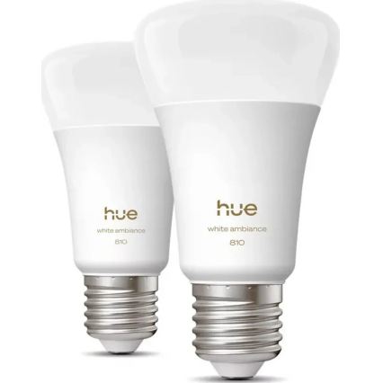 Komplet od 2 LED žarulje s mogućnošću prigušivanja Philips Hue WHITE E27/7W/230V 2700K