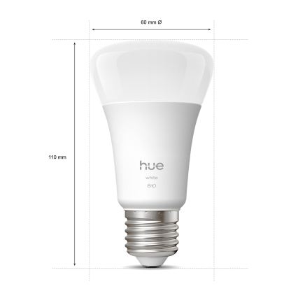 Komplet od 2 LED žarulje s mogućnošću prigušivanja Philips Hue WHITE E27/7W/230V 2700K