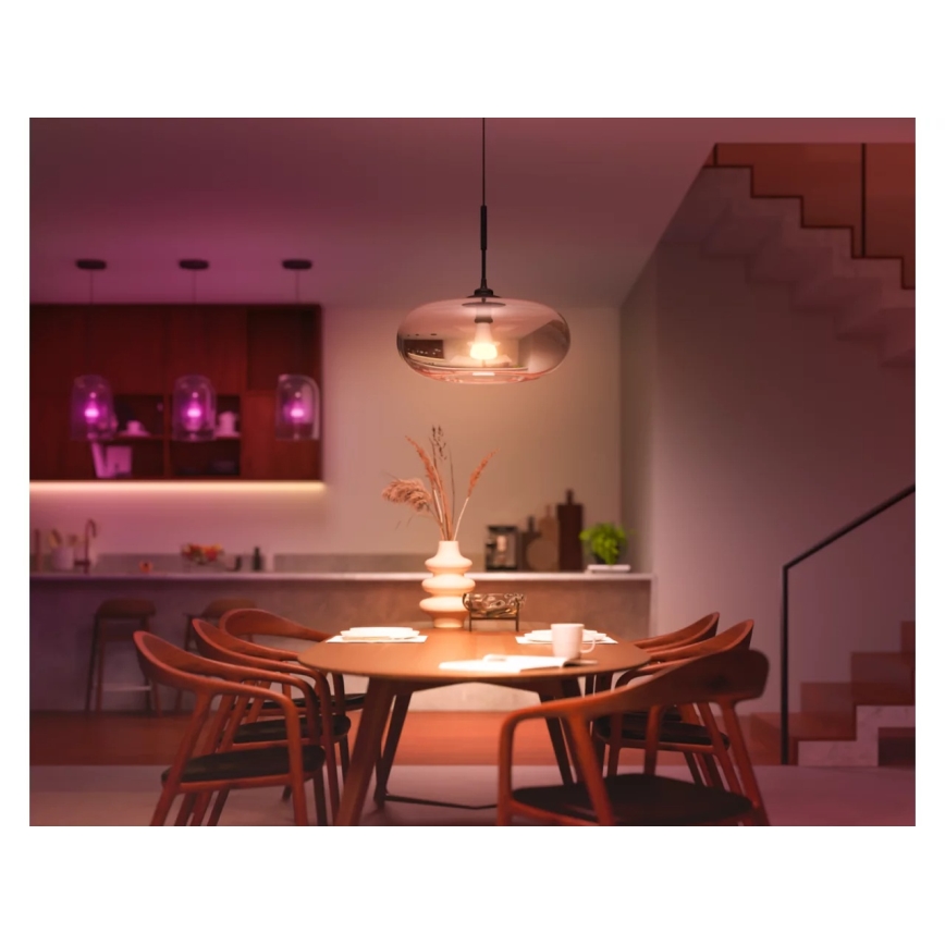 KOMPLET 2x LED žarulje s mogućnošću prigušivanja Philips Hue WHITE AND COLOR AMBIANCE E27/8,1W/230V 1000-20000K