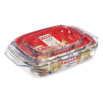 Komplet od 3 posuda za pečenje PYREX 1,4/3/4 l