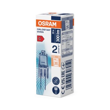 Komplet od 3 žarulje za pećnicu HALOSTAR G4/20W/12V 2700K - Osram