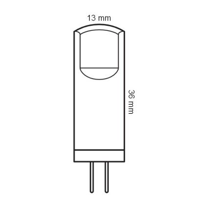 Komplet od 5 LED žarulja PIN G4, 1,8 W / 12 V, 2700 K - Osram