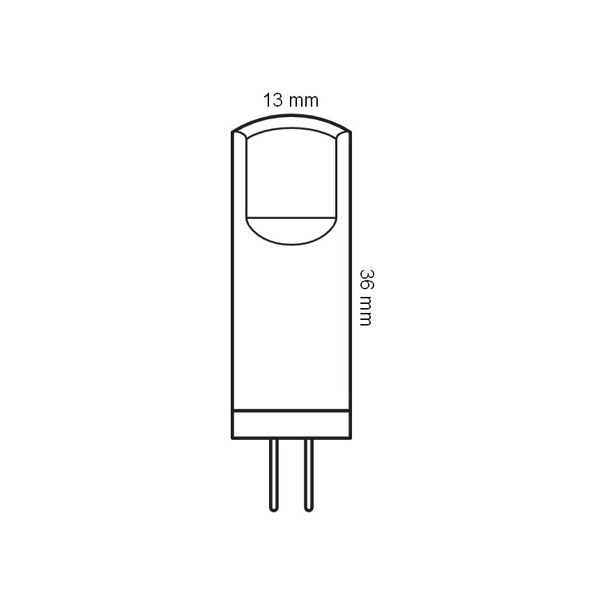 Komplet od 5 LED žarulja PIN G4, 1,8 W / 12 V, 2700 K - Osram