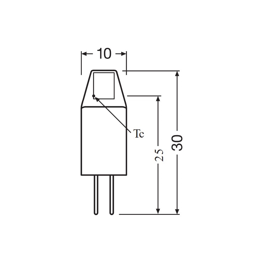 Komplet od 5 LED žarulja PIN MICRO G4/1W/12V 2700K - Osram