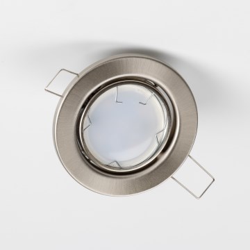 Komplet od 5 ugradnih stropnih svjetala za kupaonicu 1xGU10/4W/230V IP23 matni krom