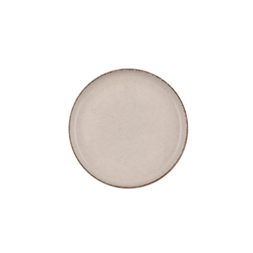 Komplet posuđa 16 kom bež/porculan