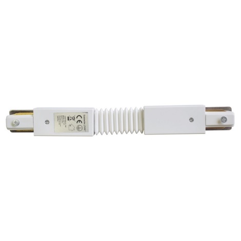 Konektor za svjetiljke u tračnom sustavu TRACK bijela tip Flexi
