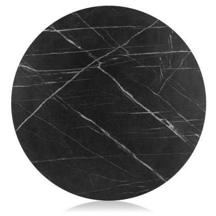 Konferencijski stol DIAMOND 40x70 cm zlatna/crna/bijela